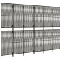 Biombo de 6 paneles ratán sintético gris de , Divisores de ambientes - Ref: Foro24-365402, Precio: 156,54 €, Descuento: %
