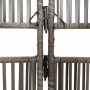 Biombo de 6 paneles ratán sintético gris de , Divisores de ambientes - Ref: Foro24-365402, Precio: 156,54 €, Descuento: %