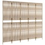 Biombo de 5 paneles ratán sintético beige de , Divisores de ambientes - Ref: Foro24-365399, Precio: 126,84 €, Descuento: %
