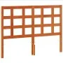 Cabecero de cama madera maciza de pino marrón cera 135 cm de , Cabeceros y pies de cama - Ref: Foro24-844200, Precio: 39,95 €...