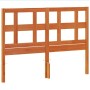 Cabecero de cama madera maciza de pino marrón cera 135 cm de , Cabeceros y pies de cama - Ref: Foro24-844353, Precio: 40,24 €...
