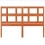 Cabecero de cama madera maciza de pino marrón cera 135 cm de , Cabeceros y pies de cama - Ref: Foro24-844353, Precio: 40,24 €...