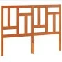 Wax brown solid pine wood bed headboard 140 cm by , Headboards and footboards - Ref: Foro24-844364, Price: 42,82 €, Discount: %