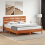 Cabecero de cama madera maciza de pino marrón cera 180 cm de , Cabeceros y pies de cama - Ref: Foro24-844448, Precio: 46,52 €...