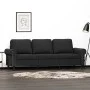 Sofá de 3 plazas terciopelo negro 180 cm de , Sofás - Ref: Foro24-359544, Precio: 328,91 €, Descuento: %