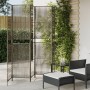 Biombo de 5 paneles ratán sintético gris de , Divisores de ambientes - Ref: Foro24-365398, Precio: 127,04 €, Descuento: %