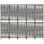 Biombo de 5 paneles ratán sintético gris de , Divisores de ambientes - Ref: Foro24-365398, Precio: 127,04 €, Descuento: %