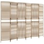Biombo de 6 paneles ratán sintético beige de , Divisores de ambientes - Ref: Foro24-365403, Precio: 156,42 €, Descuento: %