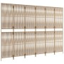 Biombo de 6 paneles ratán sintético beige de , Divisores de ambientes - Ref: Foro24-365403, Precio: 156,42 €, Descuento: %