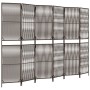 Biombo de 6 paneles ratán sintético marrón de , Divisores de ambientes - Ref: Foro24-365401, Precio: 149,41 €, Descuento: %