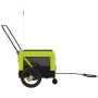 Remolque de bicicleta mascotas hierro tela Oxford verde negro de , Cochecitos para mascotas - Ref: Foro24-93934, Precio: 82,9...