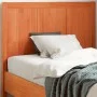 Wax brown solid pine wood bed headboard 100 cm by , Headboards and footboards - Ref: Foro24-844238, Price: 41,59 €, Discount: %