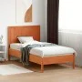 Wax brown solid pine wood bed headboard 100 cm by , Headboards and footboards - Ref: Foro24-844238, Price: 41,59 €, Discount: %