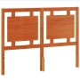 Cabecero de cama madera maciza de pino marrón cera 135 cm de , Cabeceros y pies de cama - Ref: Foro24-844210, Precio: 46,43 €...