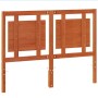Cabecero de cama madera maciza de pino marrón cera 135 cm de , Cabeceros y pies de cama - Ref: Foro24-844210, Precio: 46,43 €...