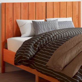 Cabecero de cama madera maciza de pino marrón cera 135 cm de , Cabeceros y pies de cama - Ref: Foro24-844343, Precio: 50,42 €...