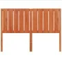 Wax brown solid pine wood bed headboard 135 cm by , Headboards and footboards - Ref: Foro24-844343, Price: 49,96 €, Discount: %