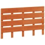 Cabecero de cama madera maciza de pino marrón cera 135 cm de , Cabeceros y pies de cama - Ref: Foro24-844451, Precio: 48,73 €...