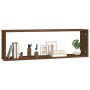 Estante cúbico de pared 4 uds madera roble marrón 80x15x26,5cm de , Estantes y estanterías - Ref: Foro24-815922, Precio: 54,1...