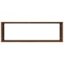 Estante cúbico de pared 4 uds madera roble marrón 80x15x26,5cm de , Estantes y estanterías - Ref: Foro24-815922, Precio: 54,1...
