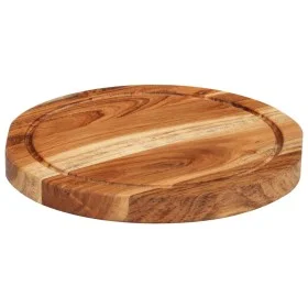 Tabla de cortar madera maciza de acacia Ø25x2,5 cm de , Tablas de cortar - Ref: Foro24-356966, Precio: 20,21 €, Descuento: %