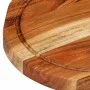 Tabla de cortar madera maciza de acacia Ø25x2,5 cm de , Tablas de cortar - Ref: Foro24-356966, Precio: 20,21 €, Descuento: %