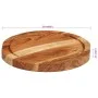 Tabla de cortar madera maciza de acacia Ø25x2,5 cm de , Tablas de cortar - Ref: Foro24-356966, Precio: 20,21 €, Descuento: %