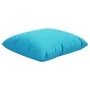 Cojines decorativos 4 uds tela turquesa 60x60 cm de , Cojines - Ref: Foro24-360424, Precio: 64,36 €, Descuento: %