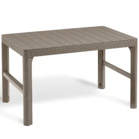 Keter Mesa de jardín Lyon color capuchino de , Mesas de jardín - Ref: Foro24-420015, Precio: 117,81 €, Descuento: %