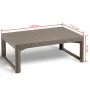 Keter Mesa de jardín Lyon color capuchino de , Mesas de jardín - Ref: Foro24-420015, Precio: 117,81 €, Descuento: %