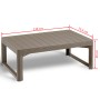 Keter Mesa de jardín Lyon color capuchino de , Mesas de jardín - Ref: Foro24-420015, Precio: 113,72 €, Descuento: %