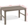Keter Mesa de jardín Lyon color capuchino de , Mesas de jardín - Ref: Foro24-420015, Precio: 113,72 €, Descuento: %