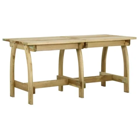 Mesa de jardín de madera de pino impregnada 160x74x75 cm de , Mesas de jardín - Ref: Foro24-318404, Precio: 178,06 €, Descuen...