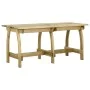 Mesa de jardín de madera de pino impregnada 160x74x75 cm de , Mesas de jardín - Ref: Foro24-318404, Precio: 178,06 €, Descuen...