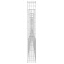 Cesta de gaviones forma de U 8 postes de hierro 860x20x150 cm de , Paneles de vallas - Ref: Foro24-151288, Precio: 323,42 €, ...