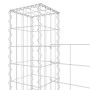Cesta de gaviones forma de U 8 postes de hierro 860x20x150 cm de , Paneles de vallas - Ref: Foro24-151288, Precio: 323,42 €, ...
