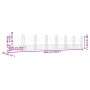 Cesta de gaviones forma de U 8 postes de hierro 860x20x150 cm de , Paneles de vallas - Ref: Foro24-151288, Precio: 323,42 €, ...
