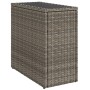 Mesa auxiliar jardín tapa vidrio ratán PE gris 58x27,5x55 cm de , Mesas de jardín - Ref: Foro24-366133, Precio: 50,63 €, Desc...