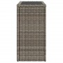 Mesa auxiliar jardín tapa vidrio ratán PE gris 58x27,5x55 cm de , Mesas de jardín - Ref: Foro24-366133, Precio: 50,63 €, Desc...