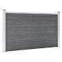 Grauer WPC-Gartenzaun 699 x 106 cm von , Zaunpaneele - Ref: Foro24-3053249, Preis: 827,24 €, Rabatt: %