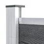 Grauer WPC-Gartenzaun 699 x 106 cm von , Zaunpaneele - Ref: Foro24-3053249, Preis: 827,24 €, Rabatt: %