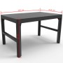 Keter Mesa de jardín Lyon color grafito 232300 de , Mesas de jardín - Ref: Foro24-420014, Precio: 119,12 €, Descuento: %