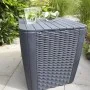 Keter Mesa auxiliar de jardín Luzon mimbre plano color grafito de , Mesas de jardín - Ref: Foro24-408949, Precio: 57,25 €, De...