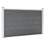 Valla de jardín de WPC gris 353x106 cm de , Paneles de vallas - Ref: Foro24-3053247, Precio: 424,27 €, Descuento: %