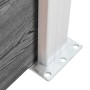 Valla de jardín de WPC gris 353x106 cm de , Paneles de vallas - Ref: Foro24-3053247, Precio: 435,31 €, Descuento: %