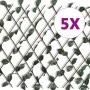 Valla enrejada de sauce 5 piezas hojas artificiales 180x90 cm de , Paneles de vallas - Ref: Foro24-140913, Precio: 64,15 €, D...