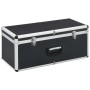 Cajas de almacenamiento 2 unidades aluminio negro de vidaXL, Cajas de herramientas - Ref: Foro24-91851, Precio: 106,00 €, Des...