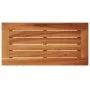 Mesa auxiliar jardín tapa madera ratán PE negro 58x27,5x55 cm de , Mesas de jardín - Ref: Foro24-365983, Precio: 56,81 €, Des...