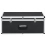 Cajas de almacenamiento 2 unidades aluminio negro de vidaXL, Cajas de herramientas - Ref: Foro24-91851, Precio: 106,00 €, Des...