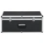 Cajas de almacenamiento 2 unidades aluminio negro de vidaXL, Cajas de herramientas - Ref: Foro24-91851, Precio: 100,38 €, Des...